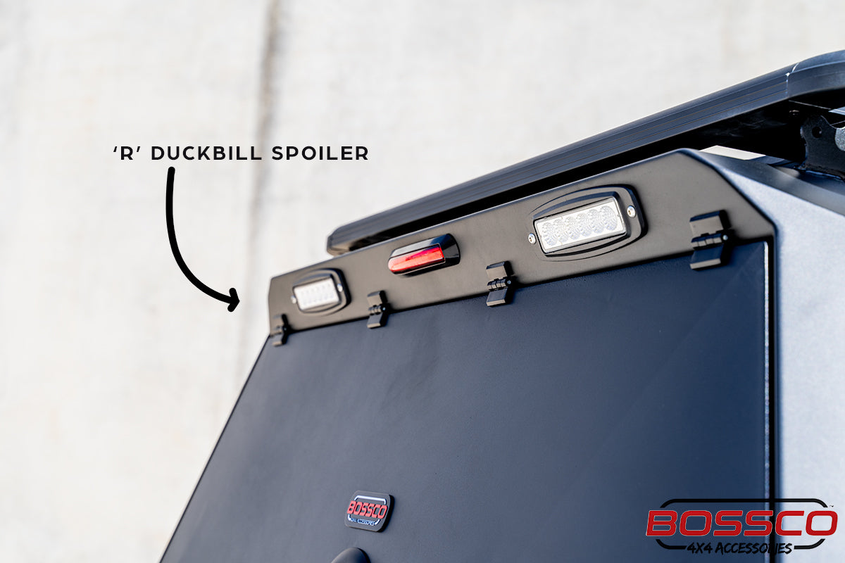 BCX-R Black Aluminium Tub Canopy for Mitsubishi Triton MV 2023-2024 w/ Central Locking Doors