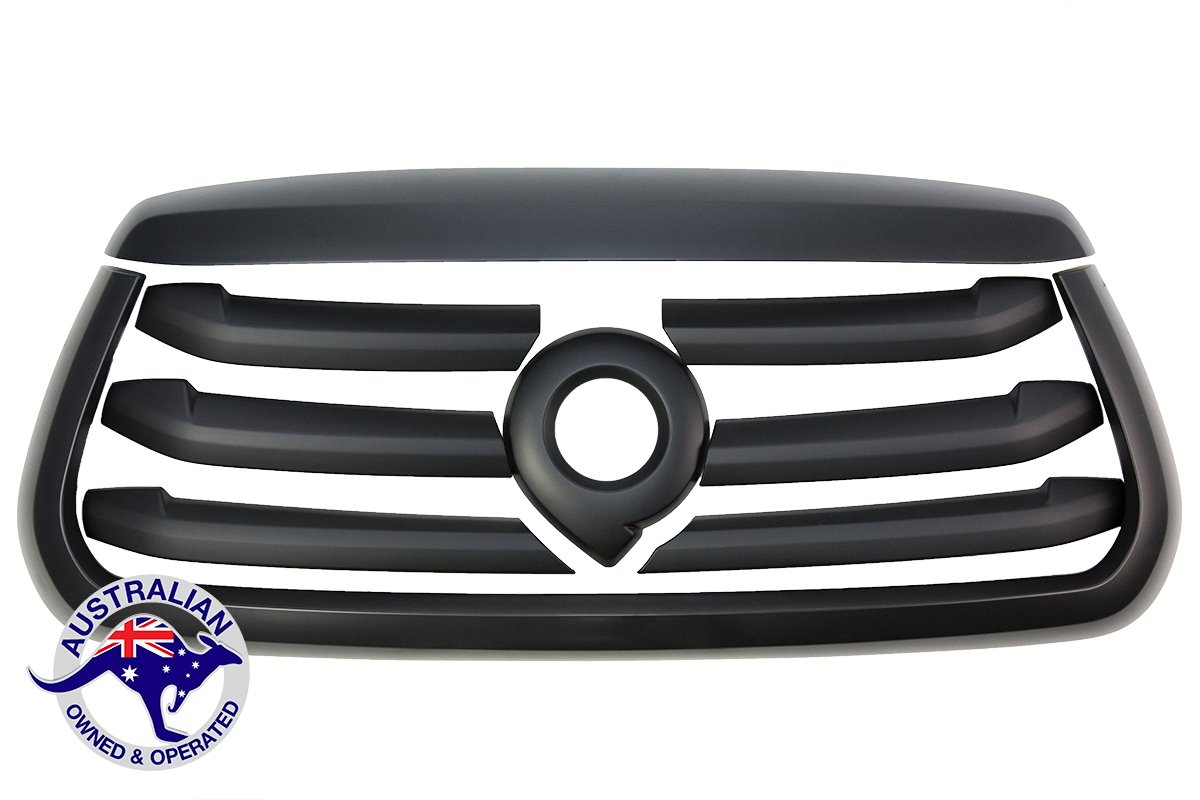 BLACKOUT Matte Front Grille Covers Suitable For GWM Cannon 2020-2023