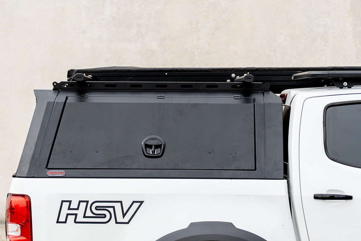 BCX-R Black Aluminium Tub Canopy for Holden Colorado RG Series 2012-2020