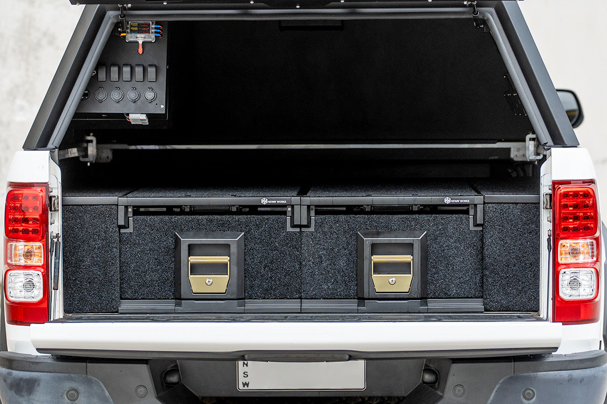 Dual Drawer Ute Tub Drawer System for Holden Colorado RG 2012-2022