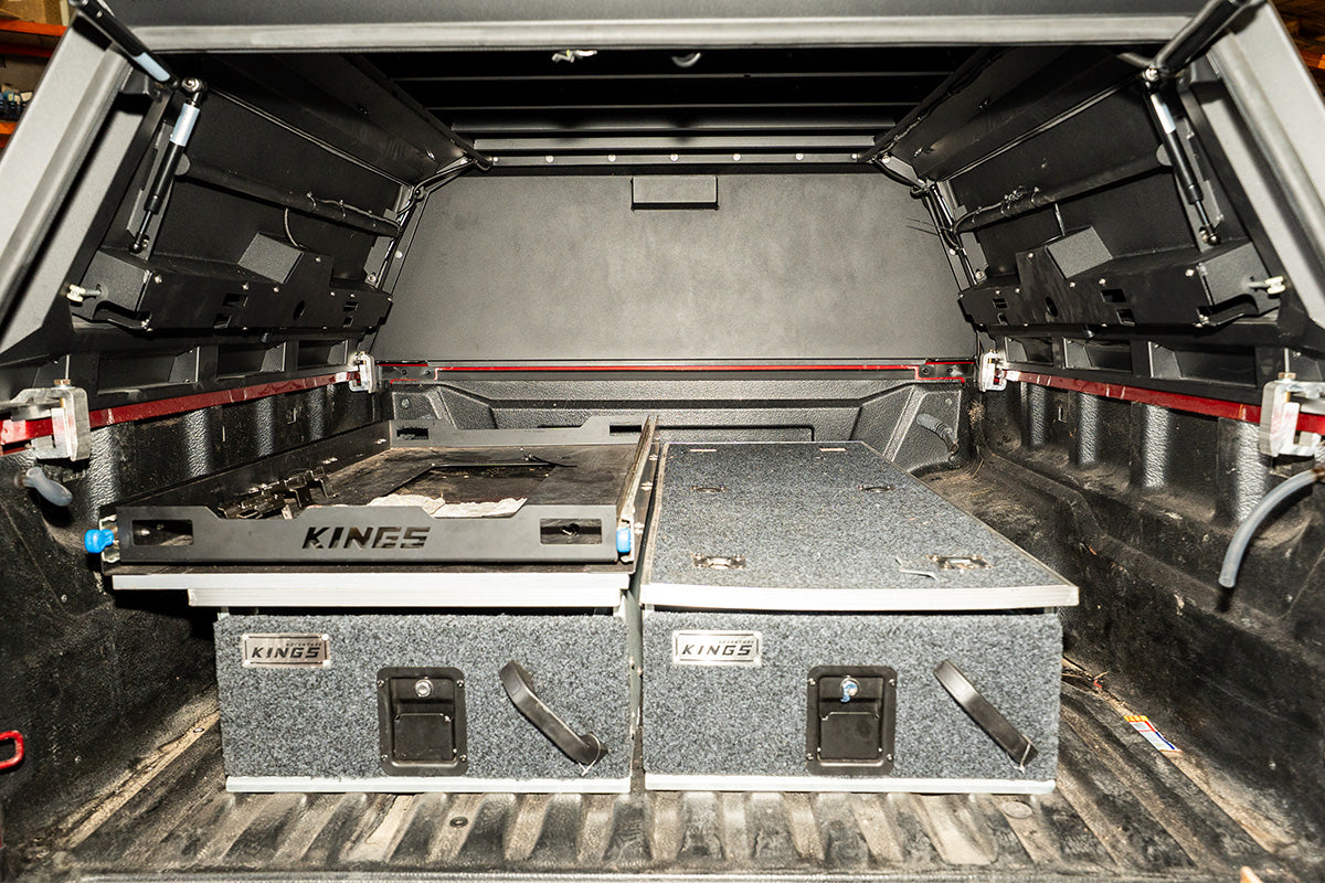 BCX-R Black Aluminium Tub Canopy for Isuzu D-Max Dmax RG 2020-2025