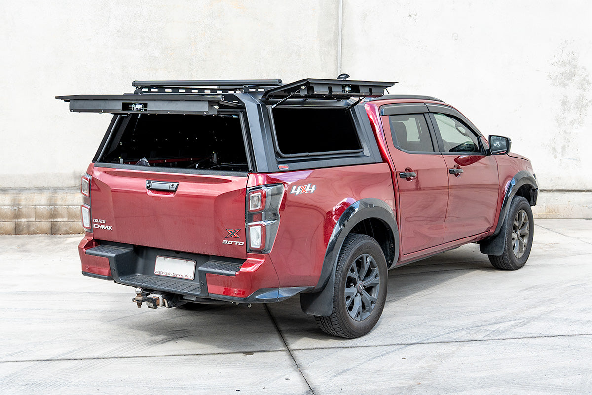 BCX-R Black Aluminium Tub Canopy for Isuzu D-Max Dmax RG 2020-2025