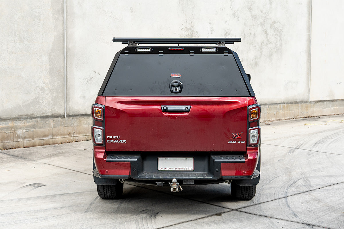 BCX-R Black Aluminium Tub Canopy for Isuzu D-Max Dmax RG 2020-2025
