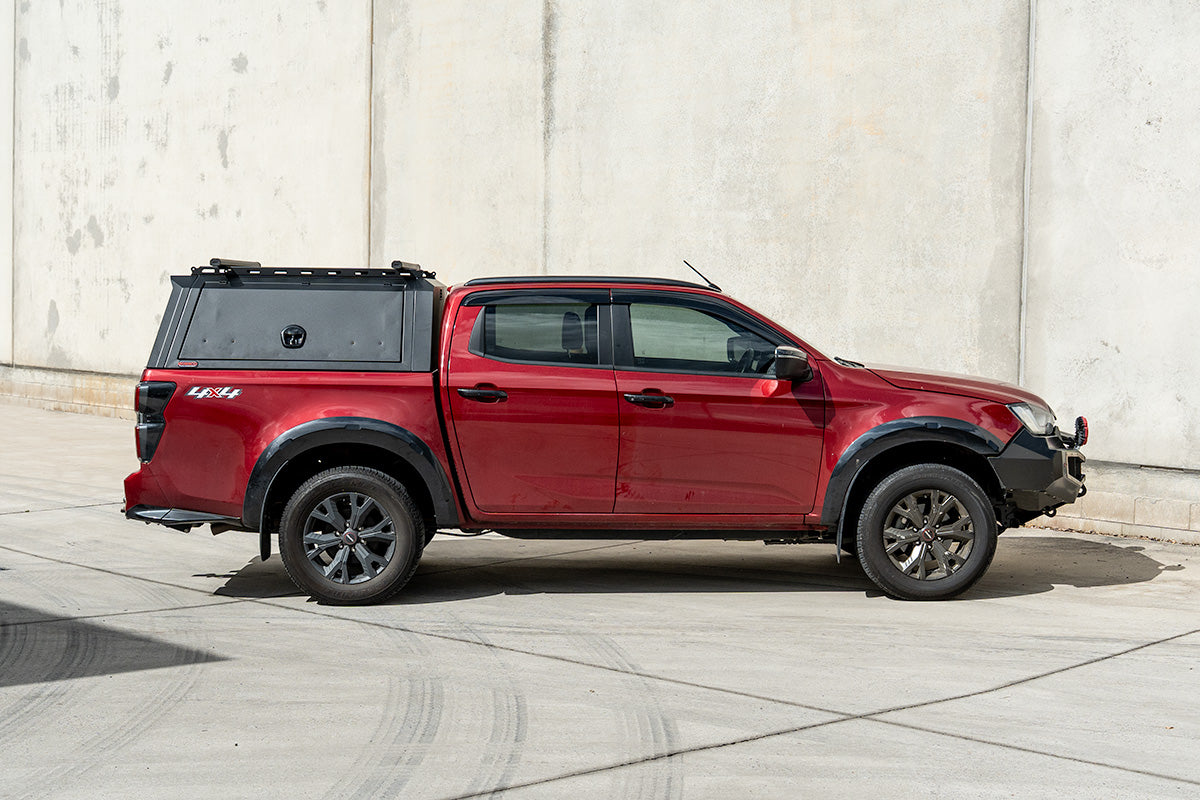 BCX-R Black Aluminium Tub Canopy for Isuzu D-Max Dmax RG 2020-2025