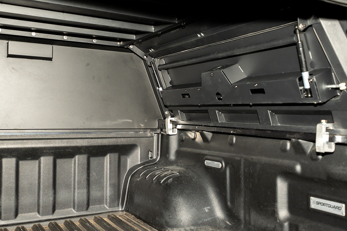 BCX-R Black Aluminium Tub Canopy for Mitsubishi Triton MR 2019-2023