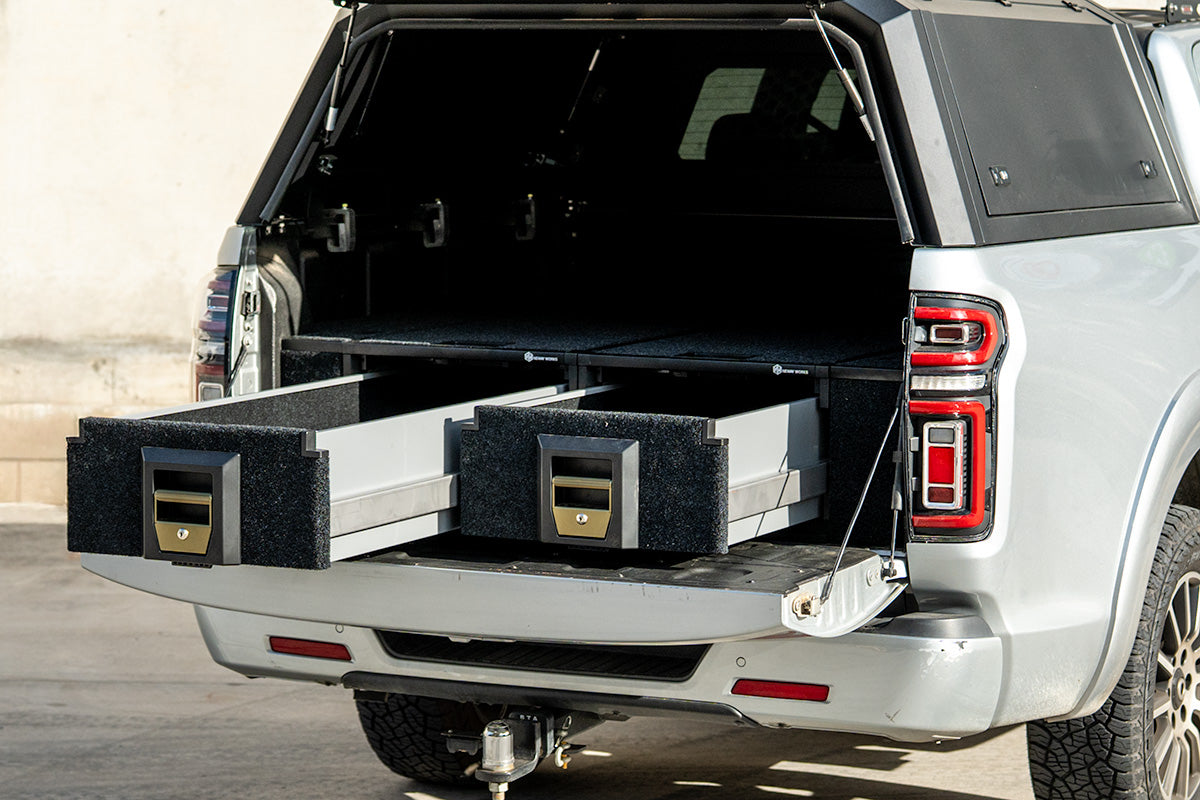 Dual Drawer Ute Tub Drawer System for GWM Cannon 2022-2024