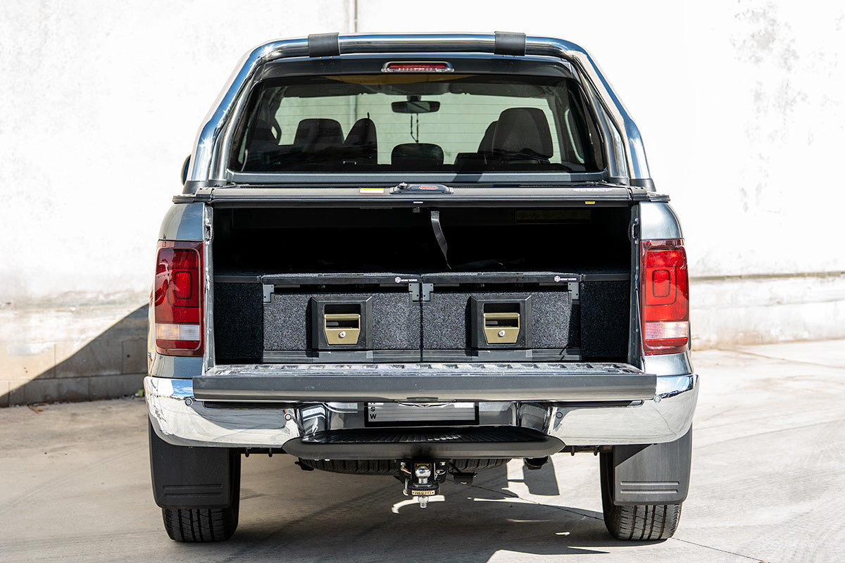Dual Drawer Ute Tub Drawer System for Roller Covers