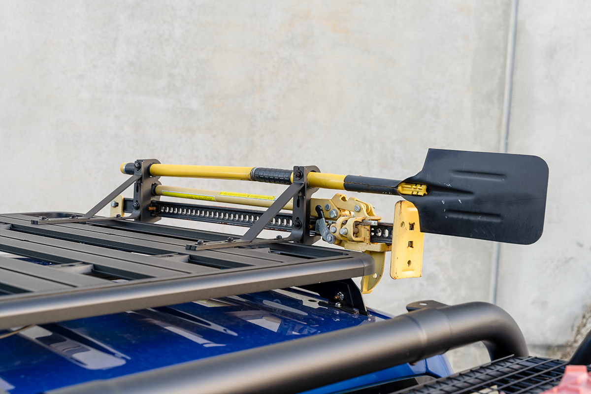 Jack and Shovel Holder Bracket Suitable For Aluminium Flat Platforms (20810)