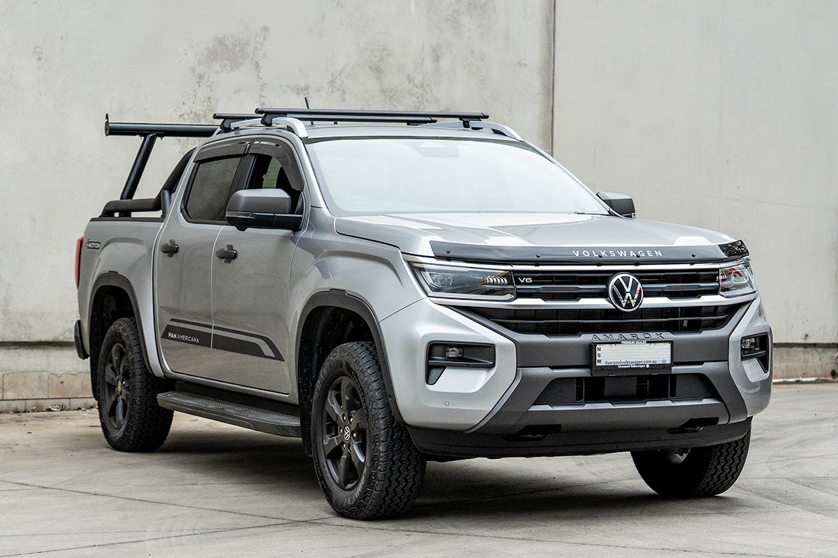 Universal Black Steel Ute Tub Ladder Rack