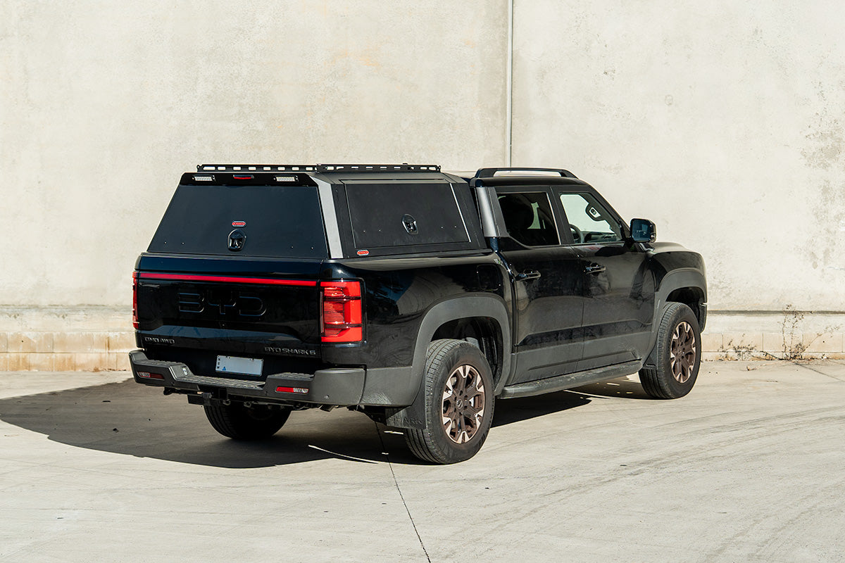 BCX-R Black Aluminium Tub Canopy for BYD Shark 6 2025+