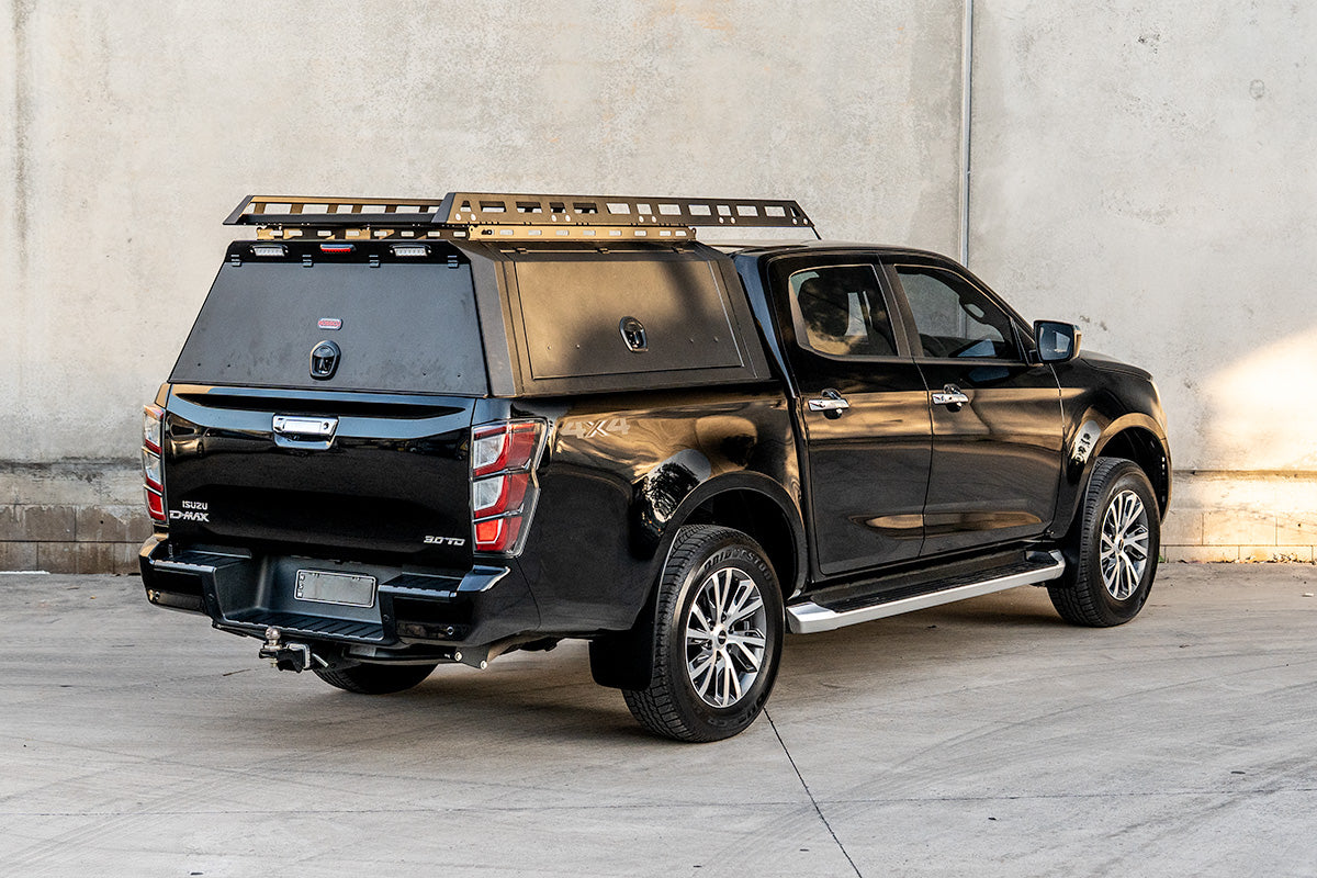 BCX-R Black Aluminium Tub Canopy for Isuzu D-Max Dmax RG 2020-2025
