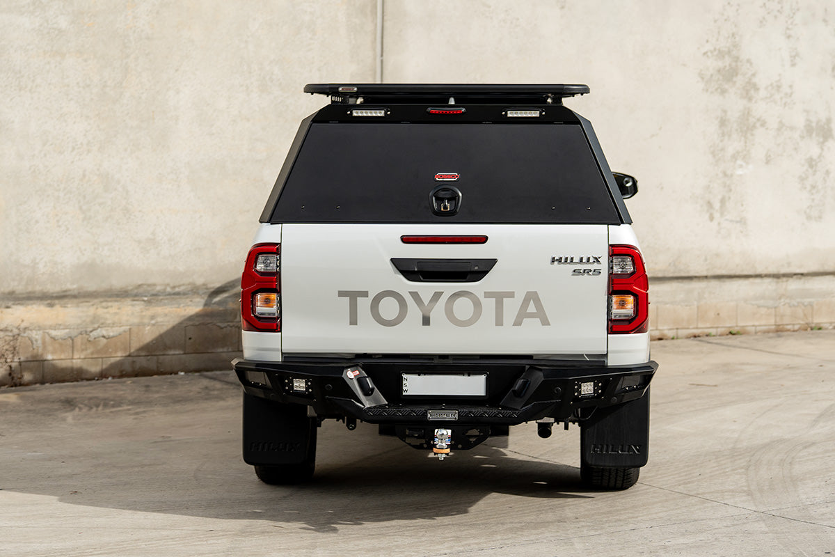 BCX-R Black Aluminium Tub Canopy for Toyota Hilux N80 2015-2025