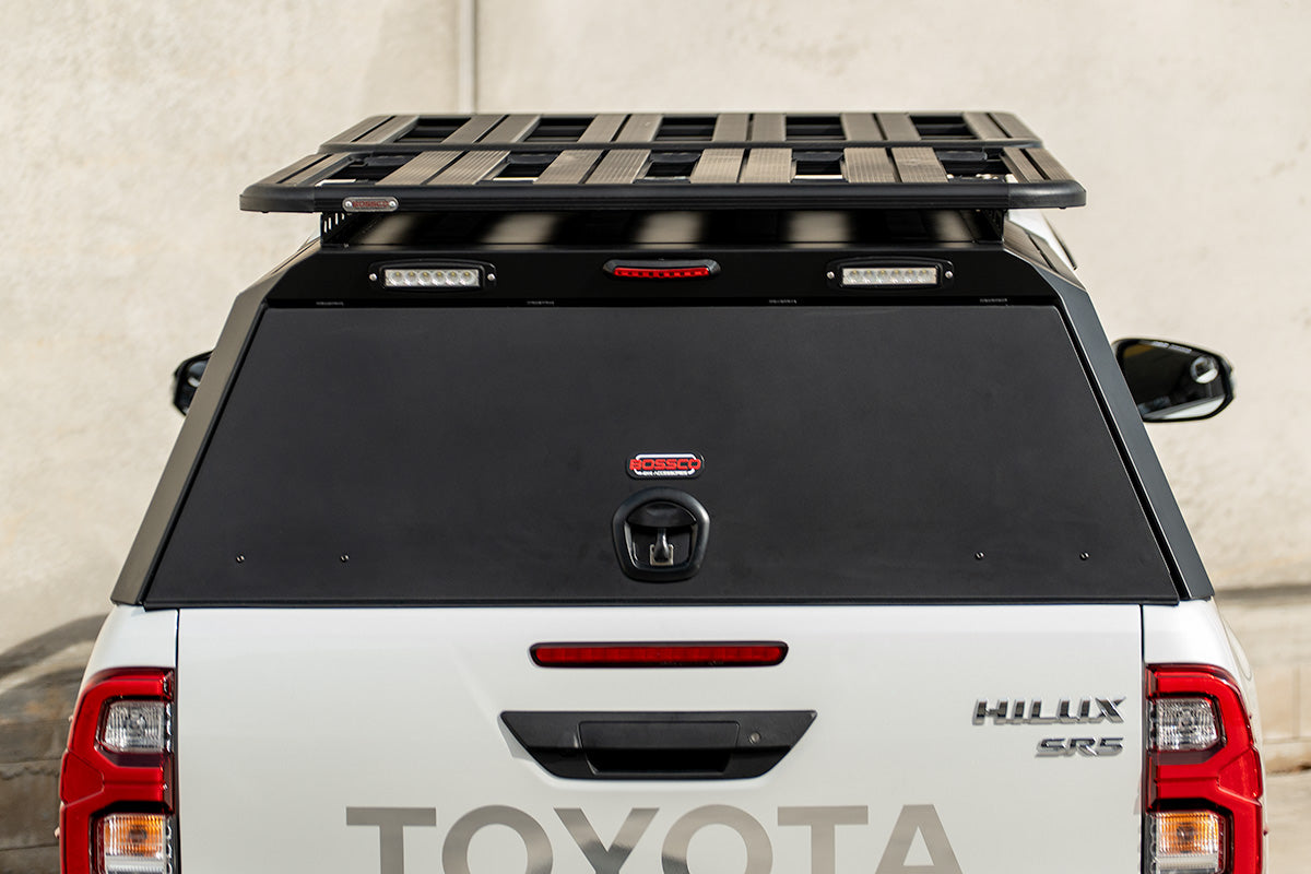 BCX-R Black Aluminium Tub Canopy for Toyota Hilux N80 2015-2025