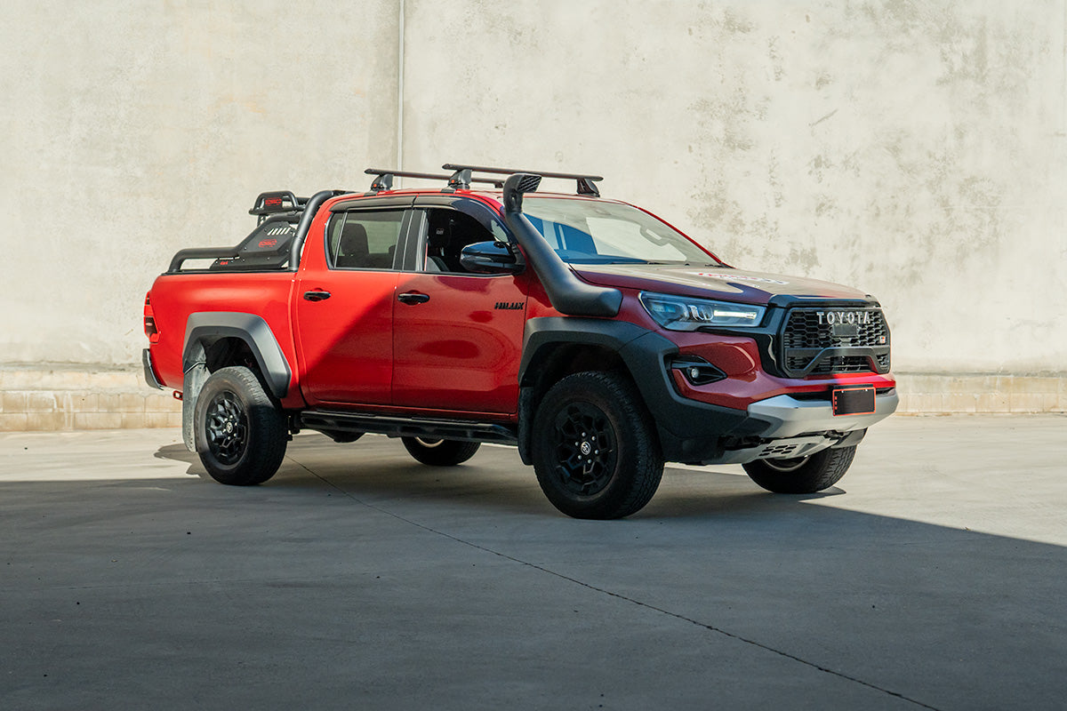 Black Snorkel Air Intake Kit suitable for Toyota Hilux 2.8L 2015+