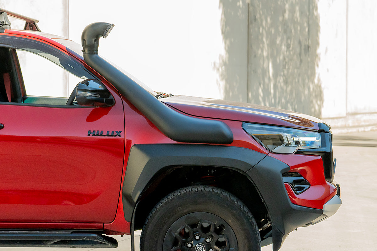 Black Snorkel Air Intake Kit suitable for Toyota Hilux 2.8L 2015+