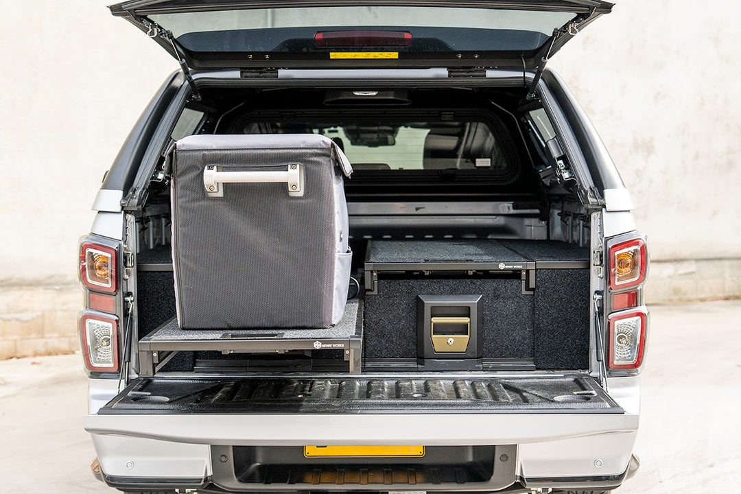 Dual Draw System Dual Drawer Ute Drawer System | 2025+ BYD Shark 6 Canopy Drawer ...