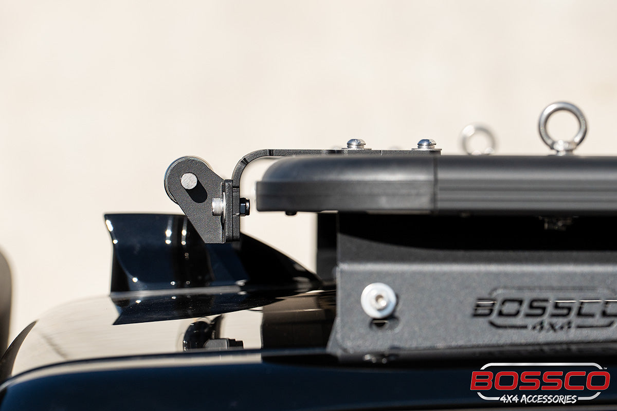 59cm Stainless Steel Ladder Roller Bracket for Roof Racks and Platforms