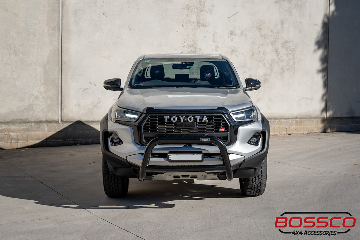 Black Low Nudge bar suitable for Toyota Hilux 2020 - 2024