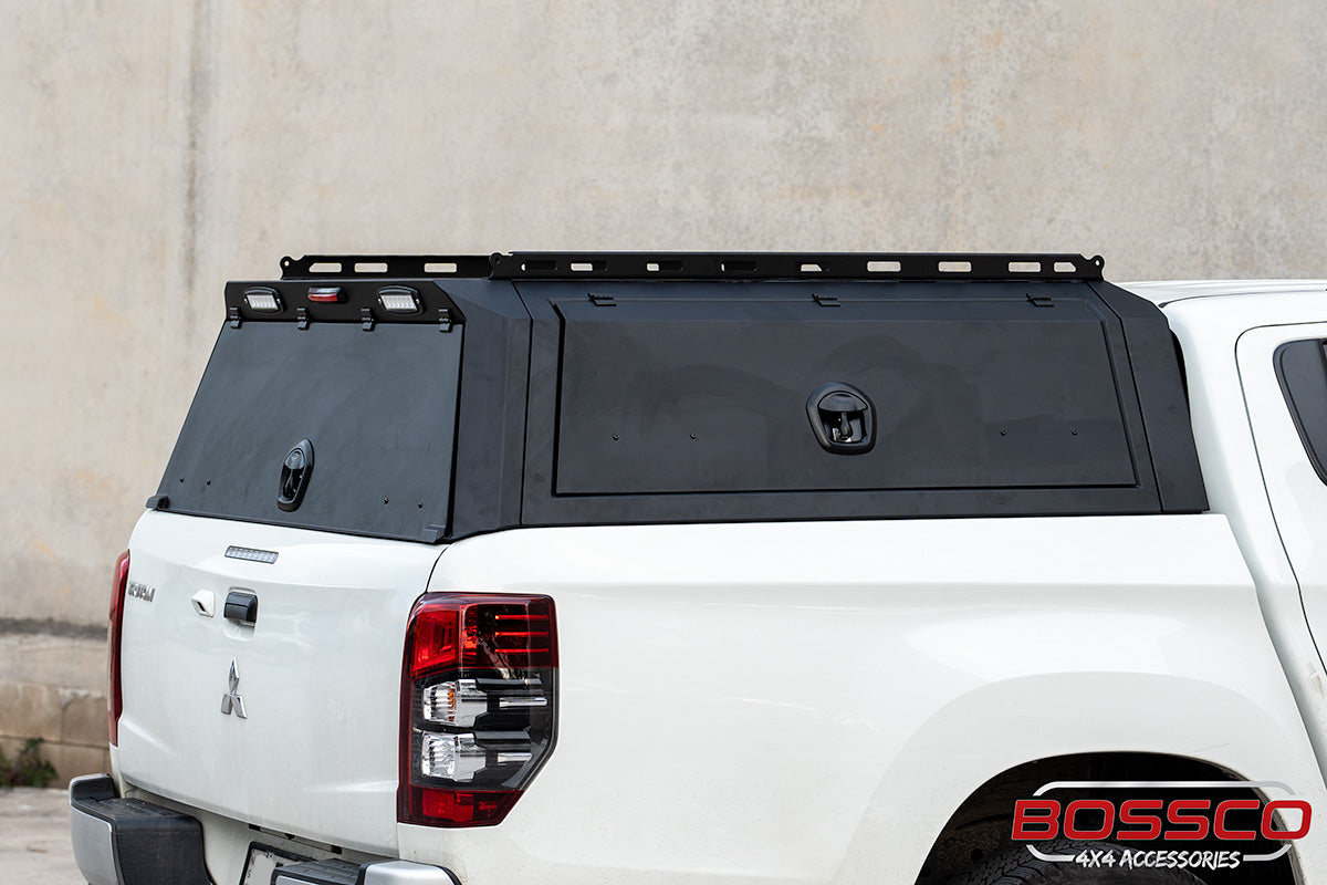 BCX-R Black Aluminium Tub Canopy for Mitsubishi Triton MR 2019-2023
