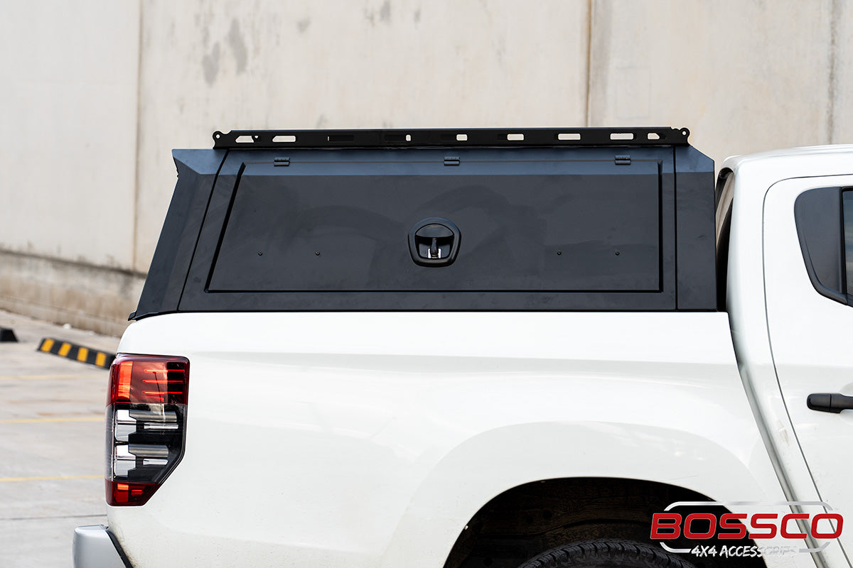 BCX-R Black Aluminium Tub Canopy for Mitsubishi Triton MR 2019-2023