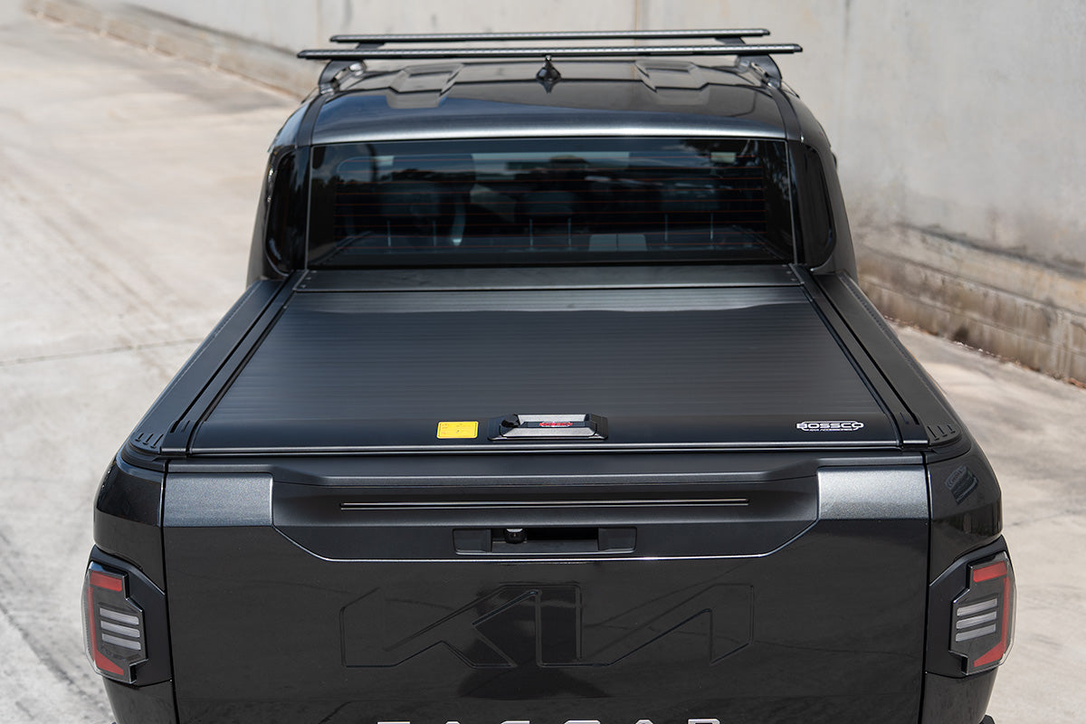 Black Manual Roller Shutter Suitable For Kia Tasman 2025+