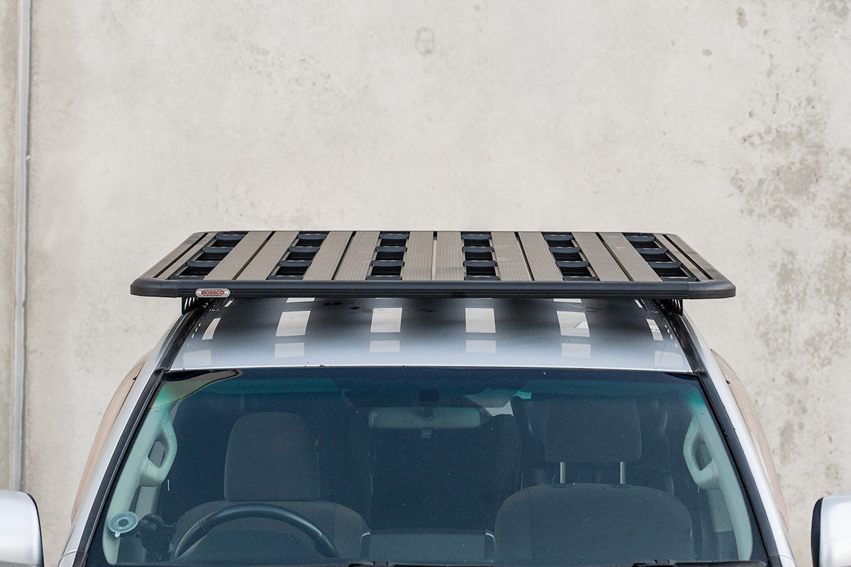Aluminium Flat Roof Platform 2200x1425mm With Backbone Brackets Suitable For Toyota Prado 150s 2009-2023