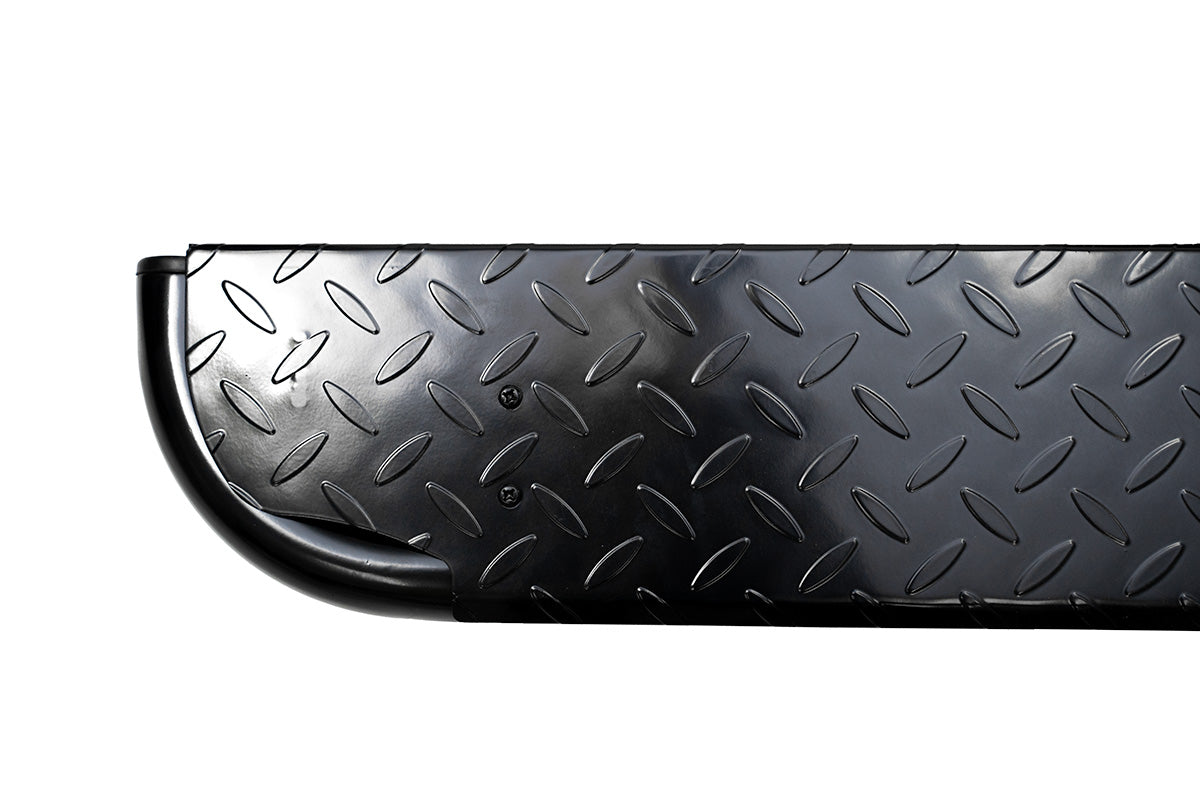 Heavy Duty Black Side Steps With Brush Bars Suitable For Mitsubishi Triton MQ MR 2015-2022