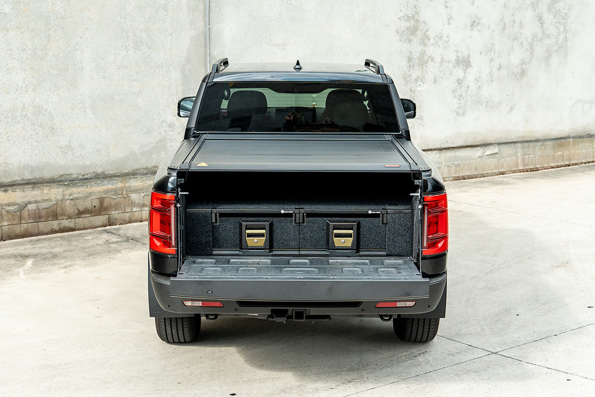 Dual Drawer Ute Tub Drawer System for Roller Covers Roller Shutters