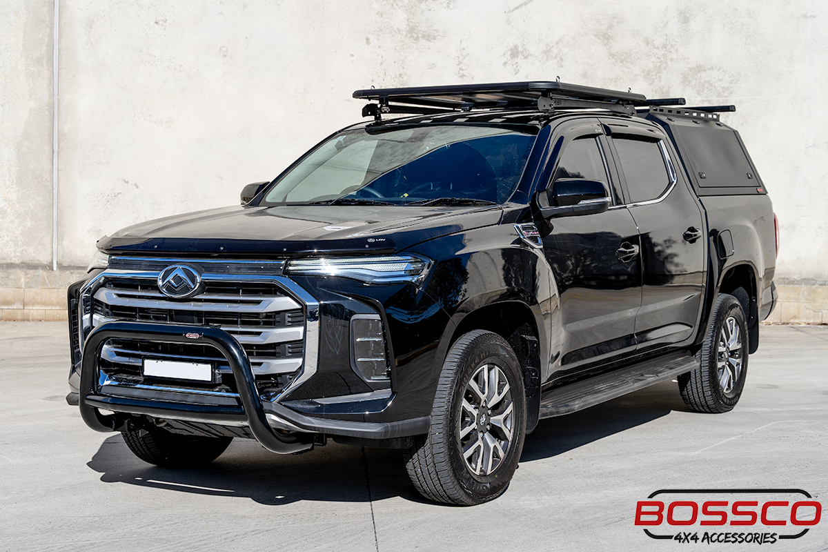 Black Aluminium Alloy Nudge Bar suitable for LDV T60 Max 2021-2025