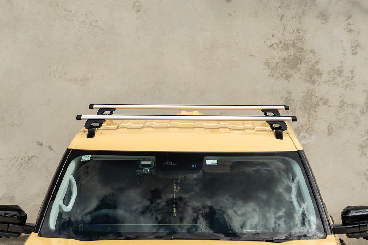 Silver Universal 53" Claw-Style Roof Racks Suitable with Roof Rails For LDV Terron 9