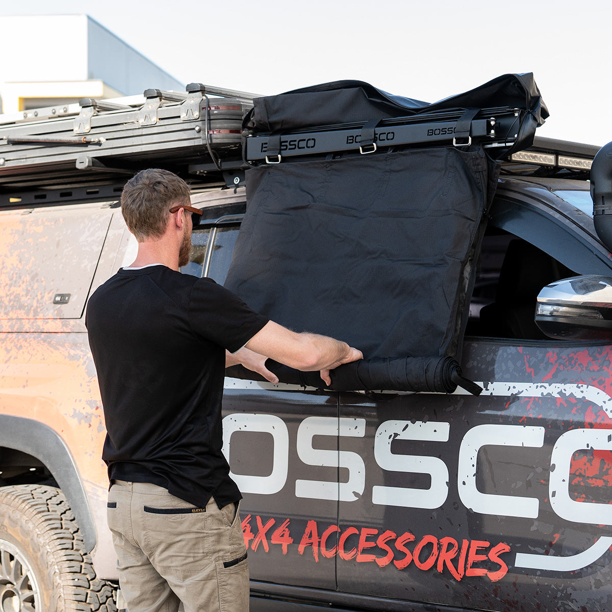 Bossco Basecamp Shower Awning