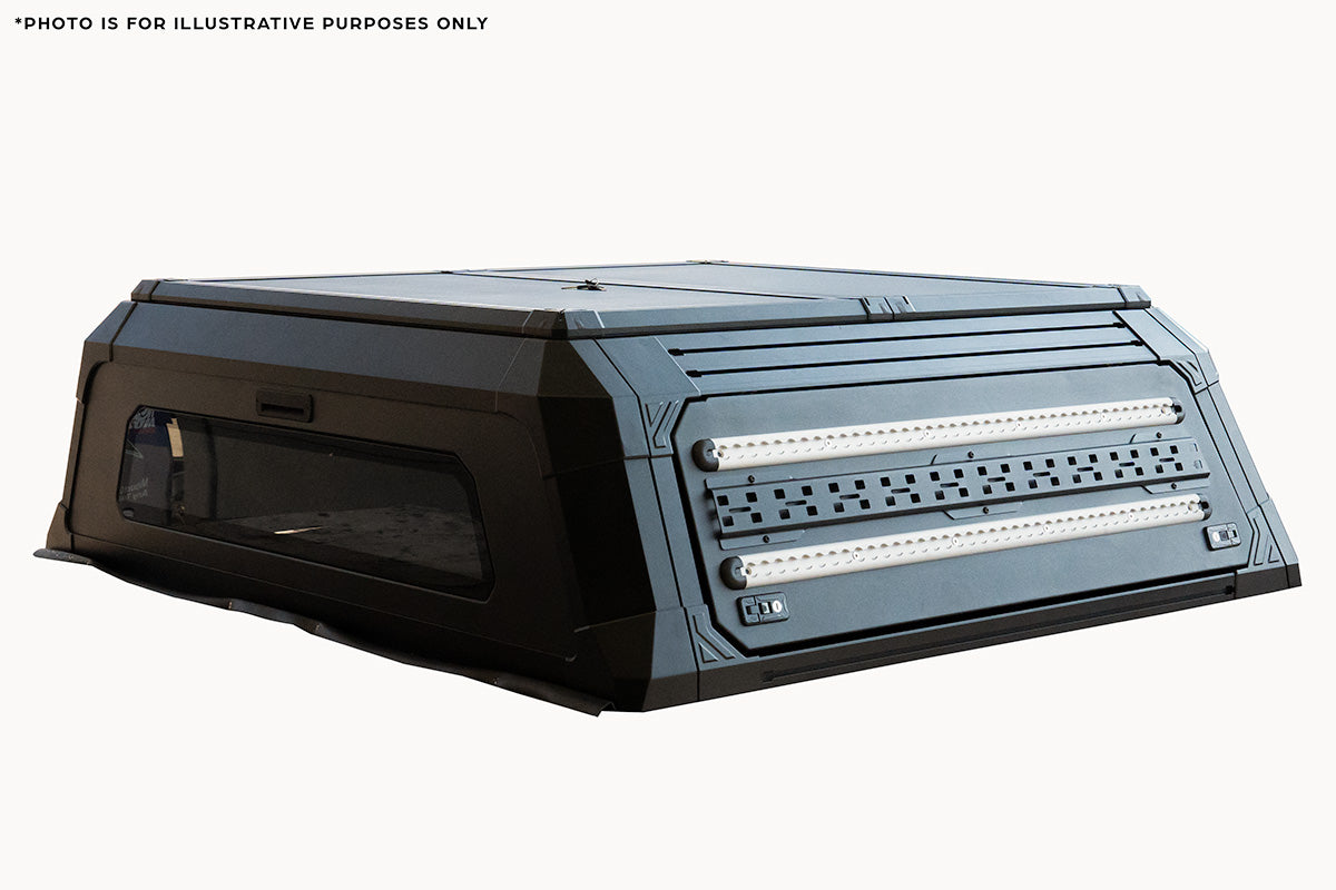 BCX-RX Sealed Black Aluminium Tub Canopy for Toyota Hilux N80 2015-1/2024