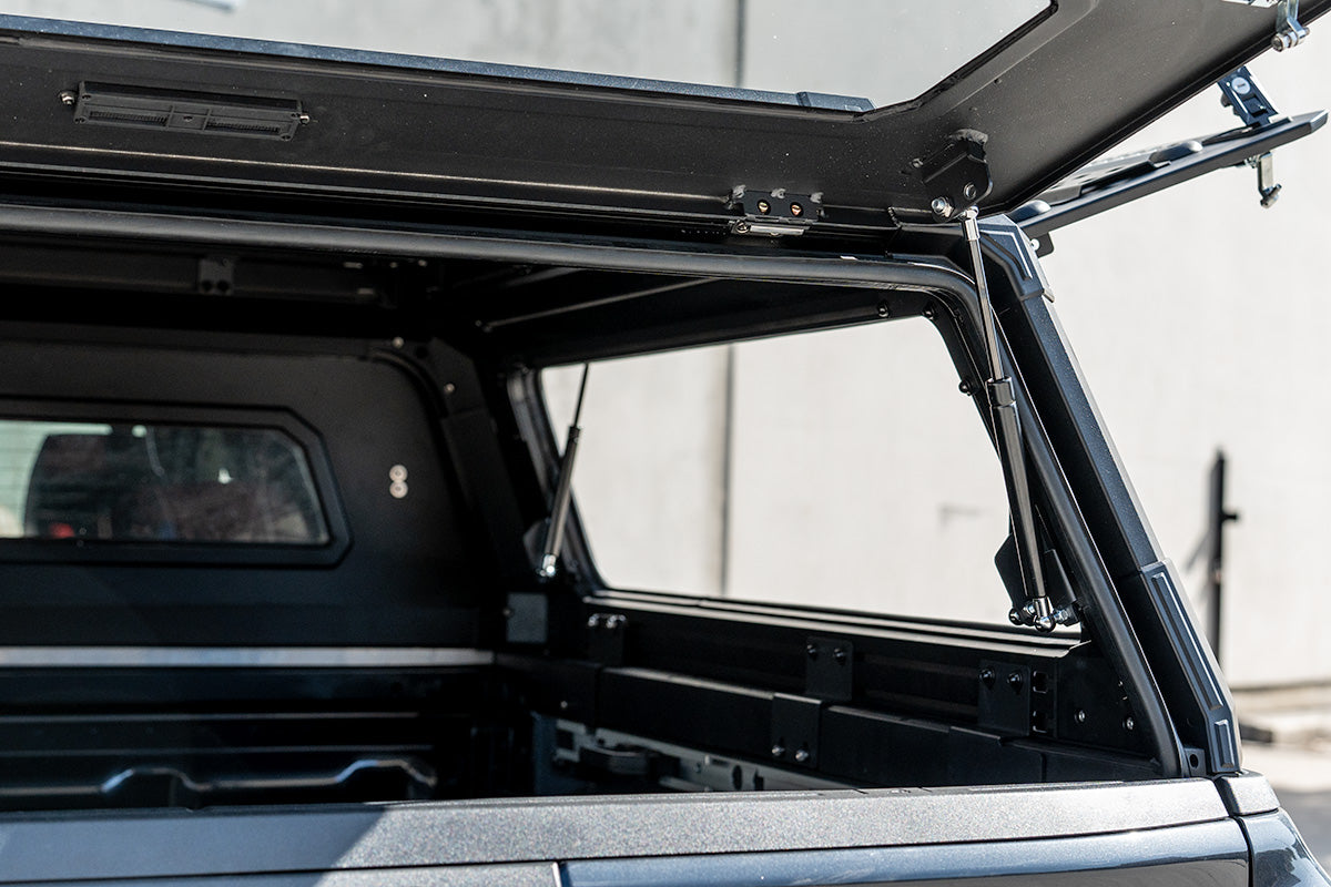 BCX-RX Sealed Black Aluminium Tub Canopy for NEXT GEN Ford Ranger 2022-2025