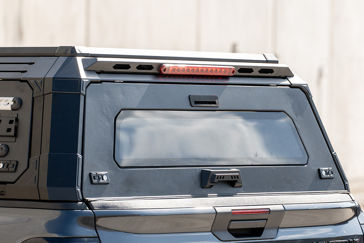 BCX-RX Sealed Black Aluminium Tub Canopy for NEXT GEN Ford Ranger 2022-2025