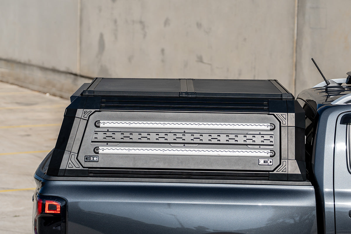 BCX-RX Sealed Black Aluminium Tub Canopy for NEXT GEN Ford Ranger 2022-2025