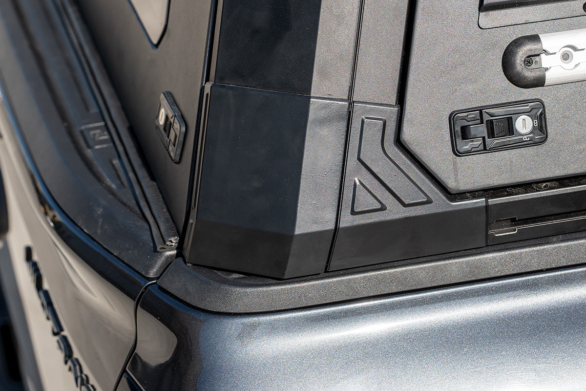 BCX-RX Sealed Black Aluminium Tub Canopy for NEXT GEN Ford Ranger 2022-2025