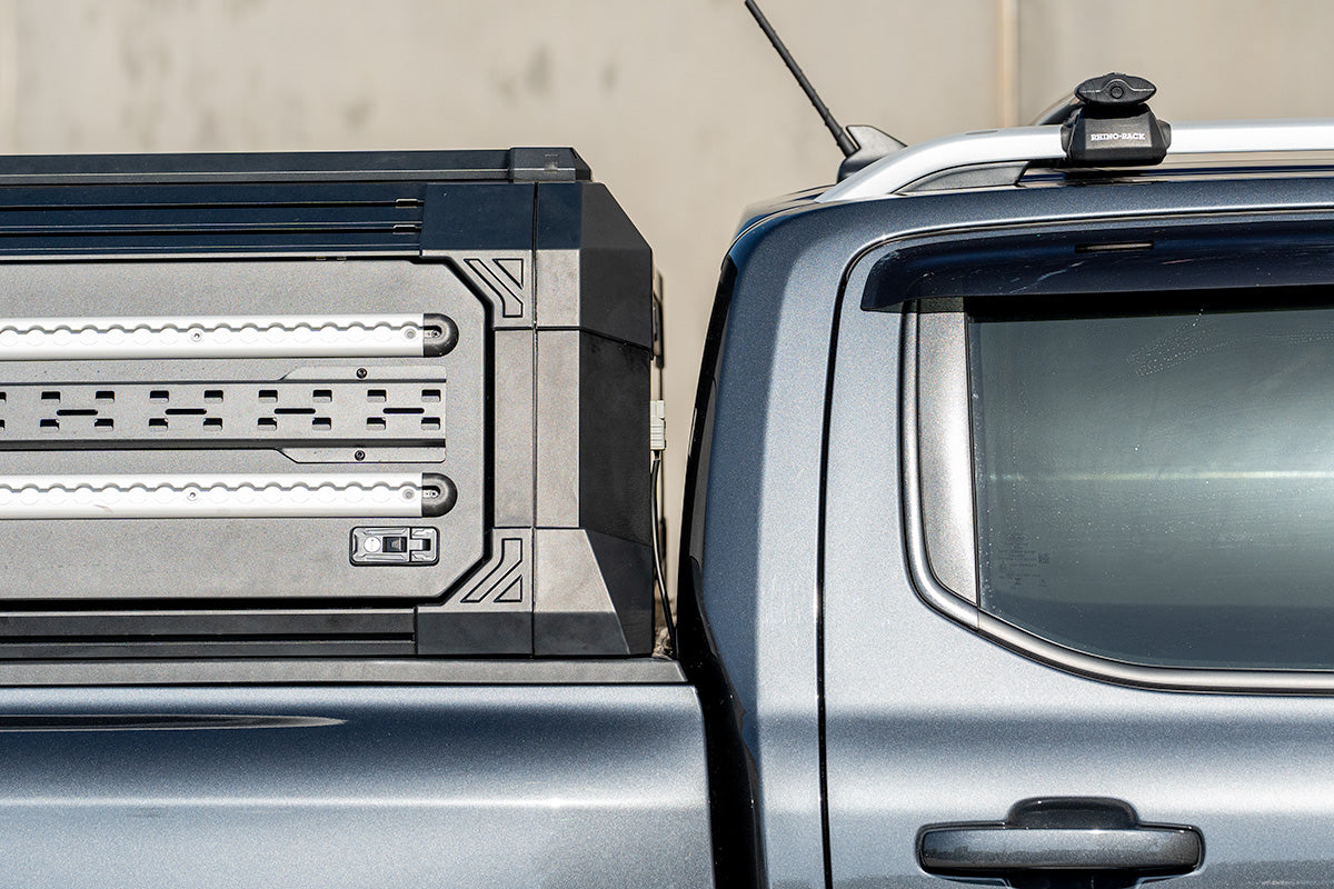 BCX-RX Sealed Black Aluminium Tub Canopy for NEXT GEN Ford Ranger 2022-2025