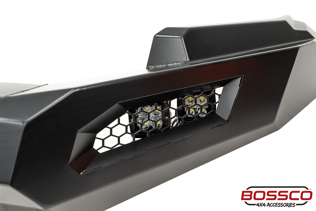 BOSSCO MONSTER BULLBAR Bumper Replacement Bull bar Suitable For Toyota Hilux GR Sport 2023-2025 - [HOOPLESS]