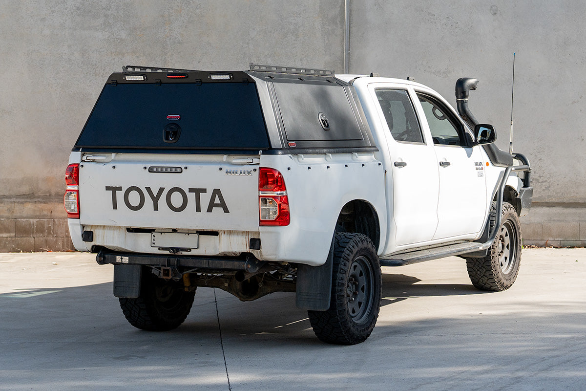 BCX-R Black Aluminium Tub Canopy for Toyota Hilux N70 2005-2015 J-Deck Models