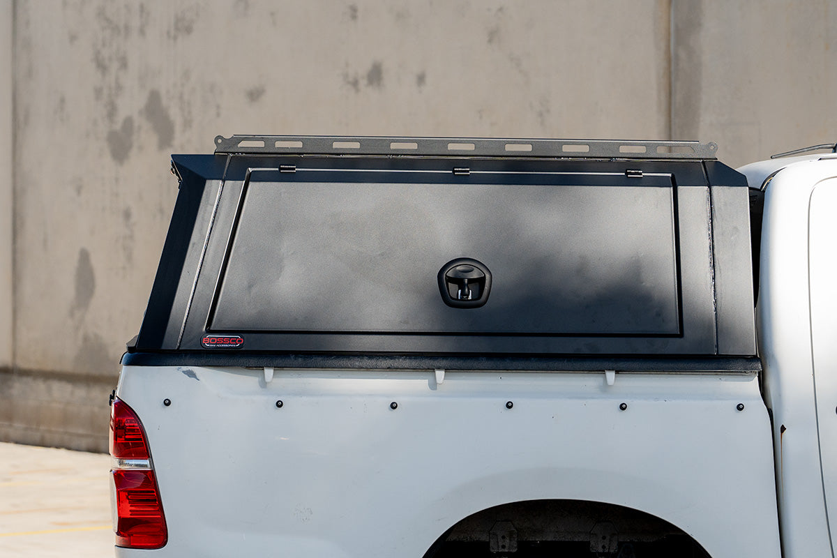 BCX-R Black Aluminium Tub Canopy for Toyota Hilux N70 2005-2015 J-Deck Models