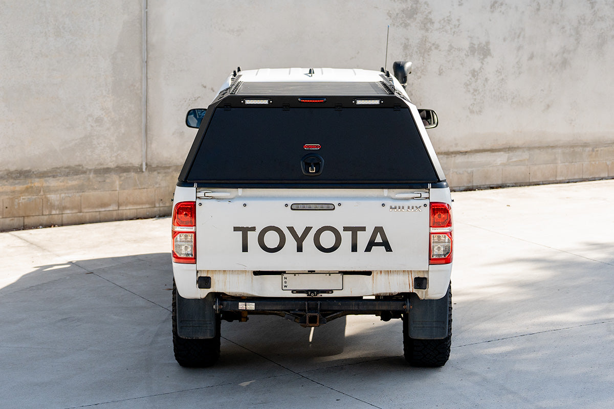 BCX-R Black Aluminium Tub Canopy for Toyota Hilux N70 2005-2015 J-Deck Models