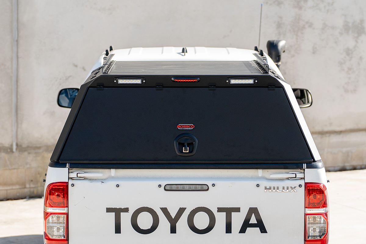 BCX-R Black Aluminium Tub Canopy for Toyota Hilux N70 2005-2015 J-Deck Models