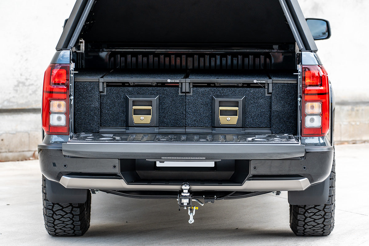 Dual Drawer Ute Tub Drawer System for Mitsubishi Triton MV 2024-2025