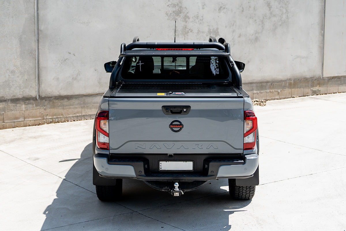 Loaded Sports Bar with Roof Basket - Compatible for Bossco Roller Shutters