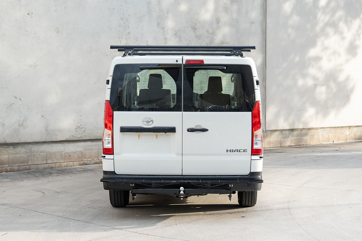 Black Tow Bar Rear Technician Step Towbar Suitable For Toyota Hiace 300S LWB 2019-2025