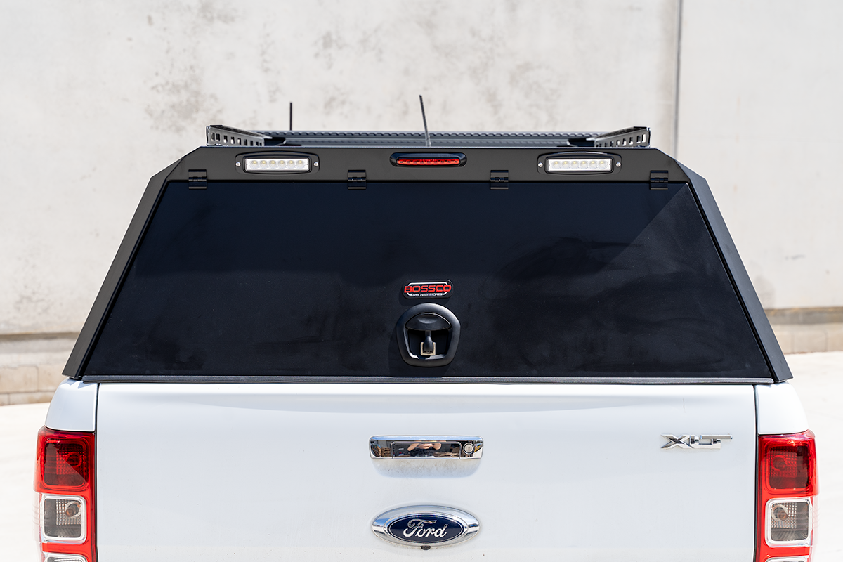 BCX-R Black Aluminium Tub Canopy for Ford Ranger PX 2012-2022