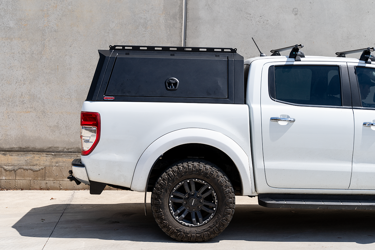 BCX-R Black Aluminium Tub Canopy for Ford Ranger PX 2012-2022