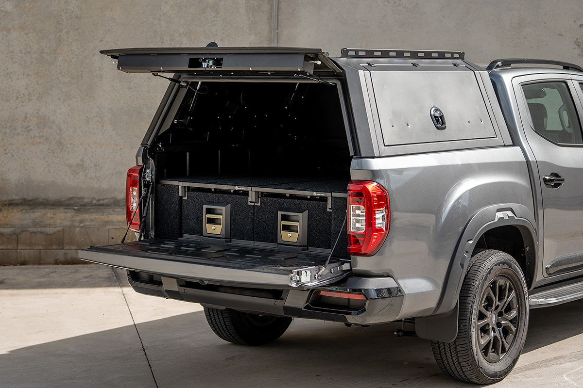 BCX-R 'The Essentials' Aluminium Canopy & Dual Drawers Package