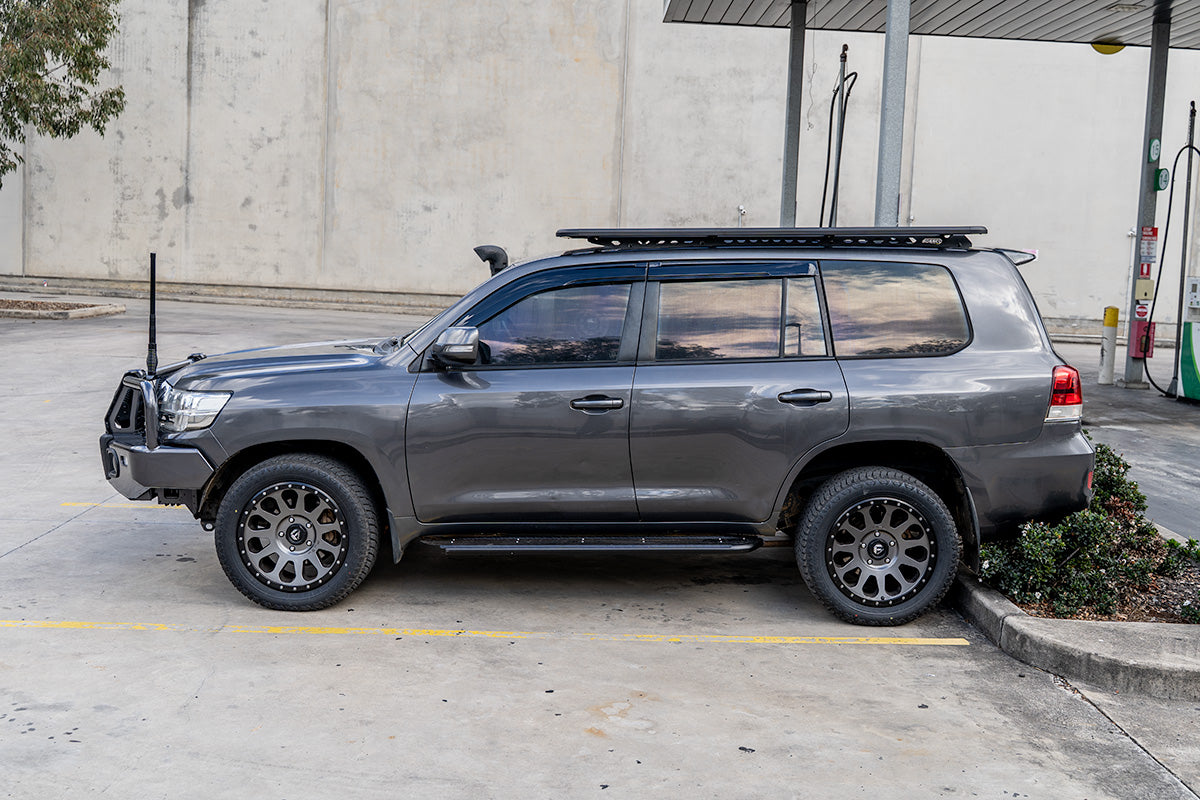 Aluminium Flat Roof Platform 2200x1425mm With Backbone Brackets Suitable For Toyota Landcruiser 200s 2007-2022