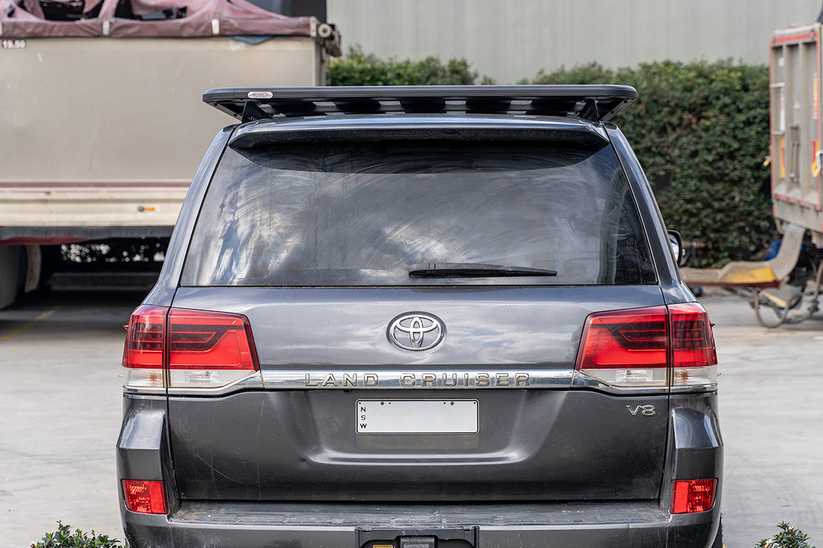 Aluminium Flat Roof Platform 2200x1425mm With Backbone Brackets Suitable For Toyota Landcruiser 200s 2007-2022